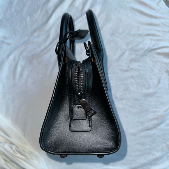 Coach Andrea carryall Black Leather Handbag CP081 - Picture 3 of 16